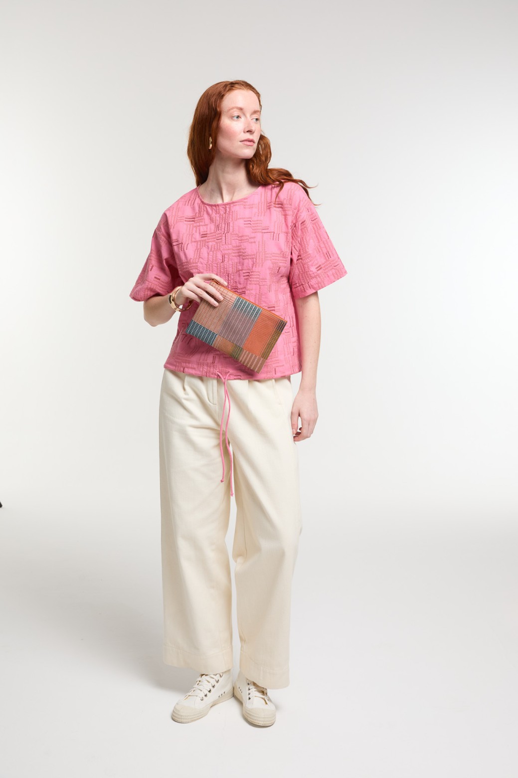 Pochette Goa Prisme Roux Trousse Chic | Mapoésie