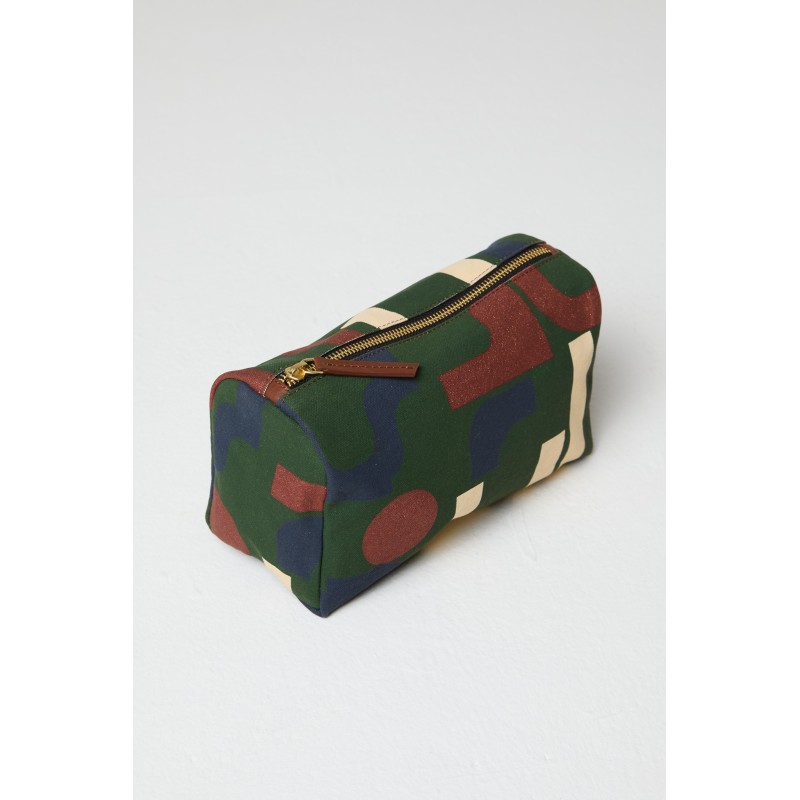 Pochette de Voyage Elba Lyrique Kaki | Mapoésie Paris