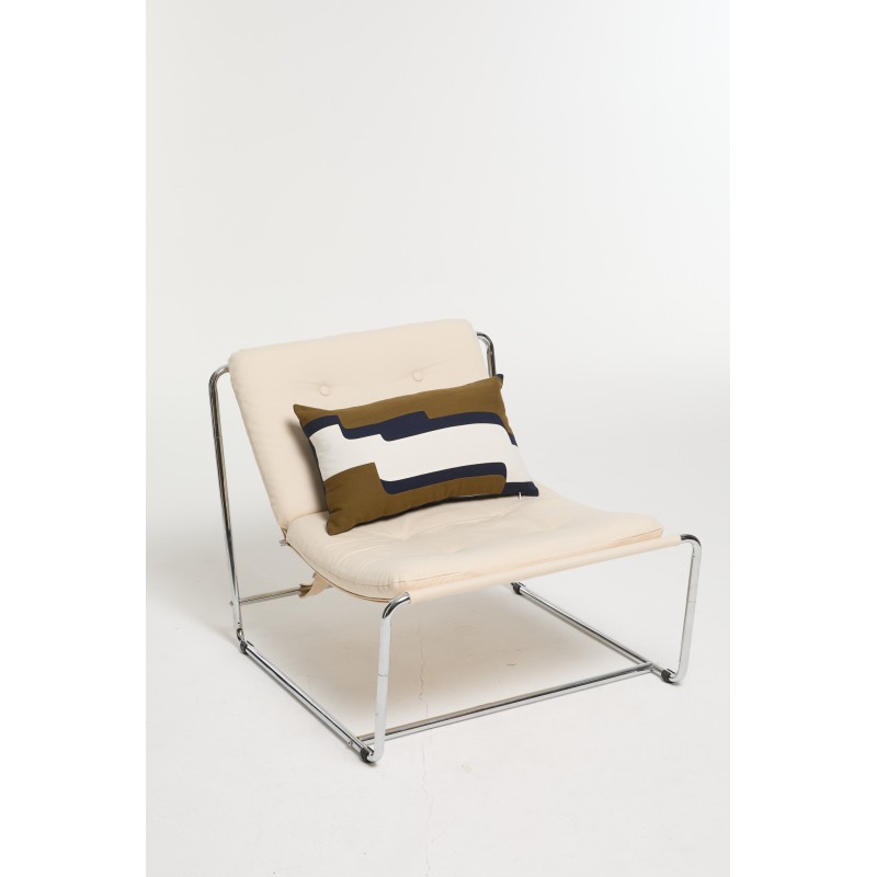 Housse de Coussin Mystère Kaki Contemporain | Mapoésie