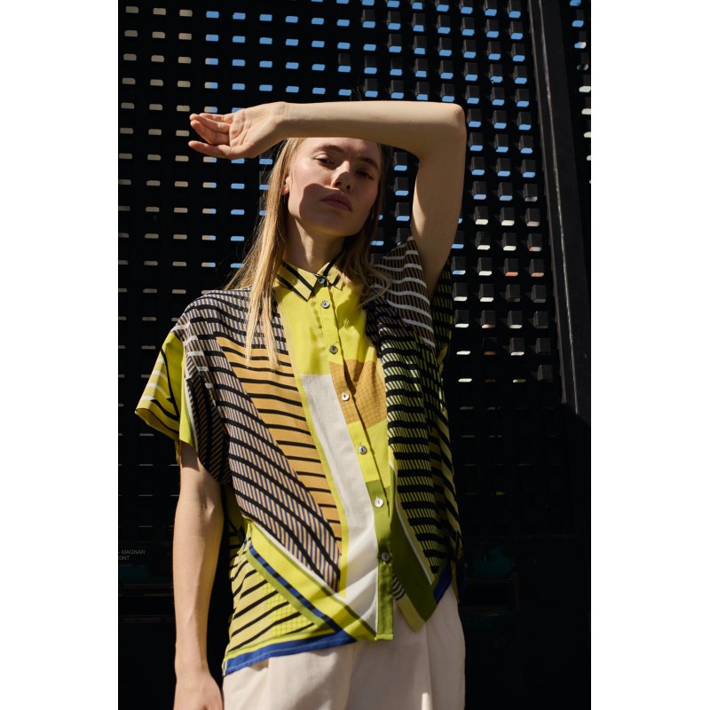 Chemise Andrew Orée Sun Graphique | Mapoésie Paris