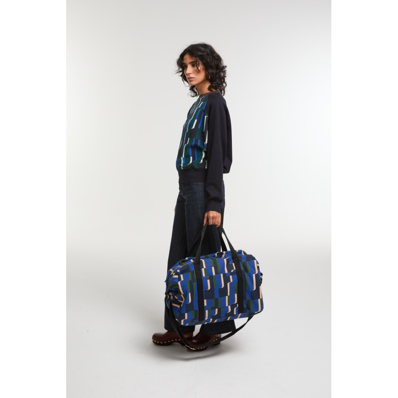 Sac de Voyage Evasion Mystere Bleu Chic | Mapoésie Paris