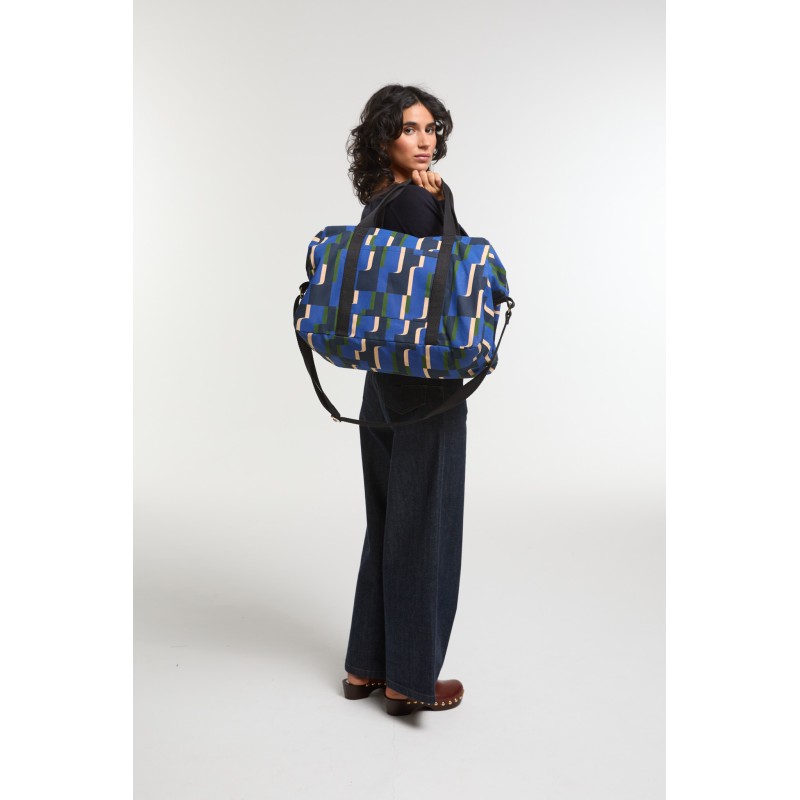 Sac de Voyage Evasion Mystere Bleu Chic | Mapoésie Paris