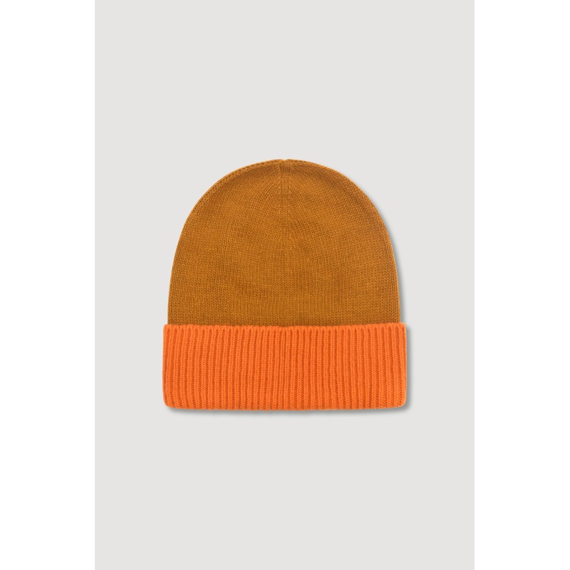 Bonnet en Maille Viggo Orange Ocre | Mapoésie Paris