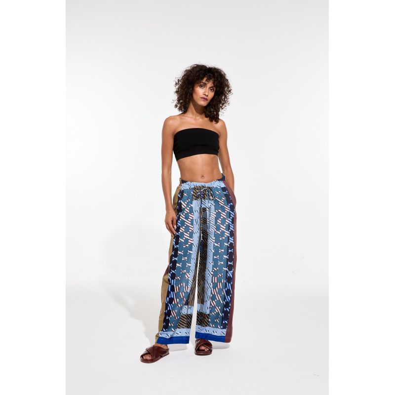 Pantalon Max Pollen Bleu