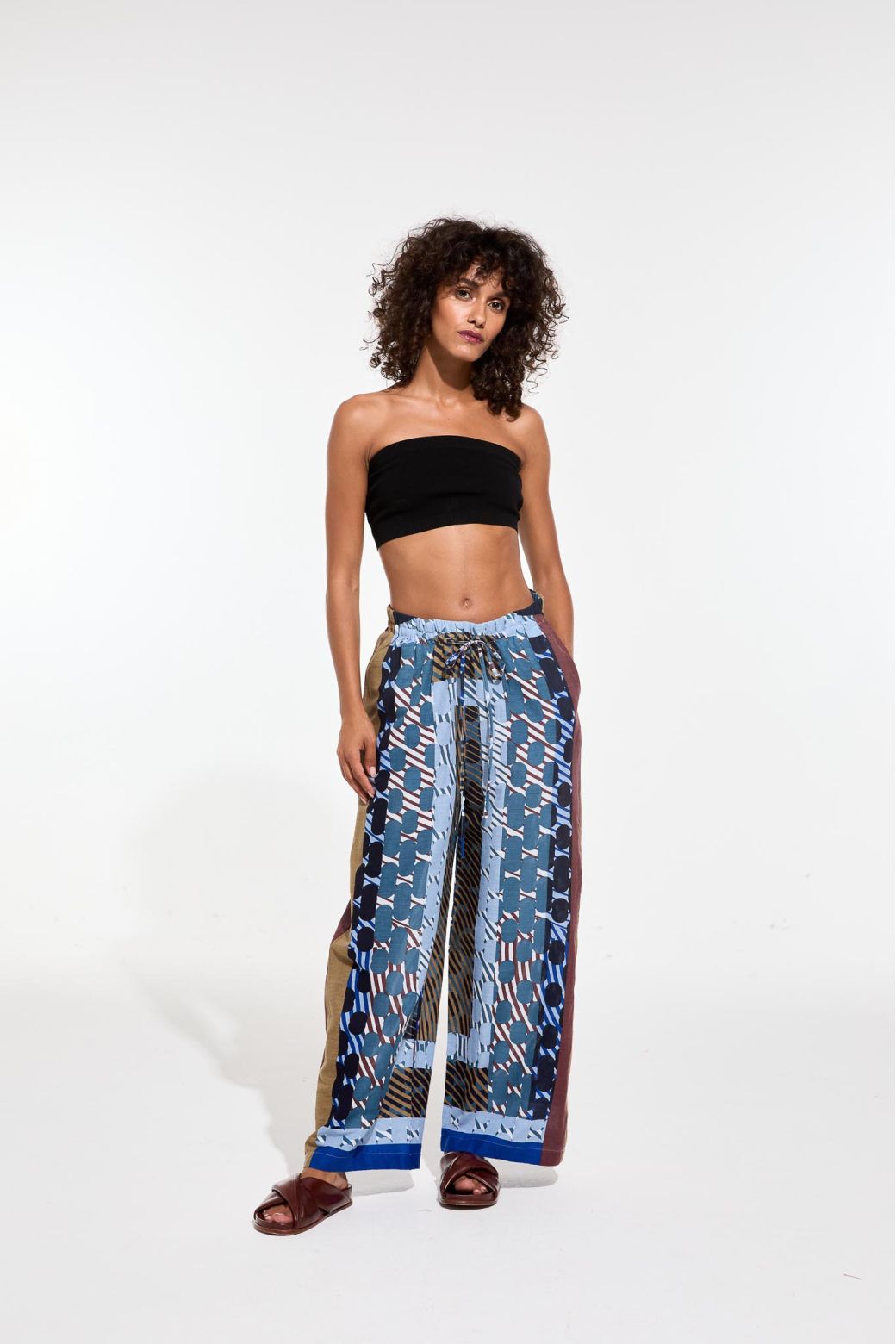 Pantalon Max Pollen Bleu