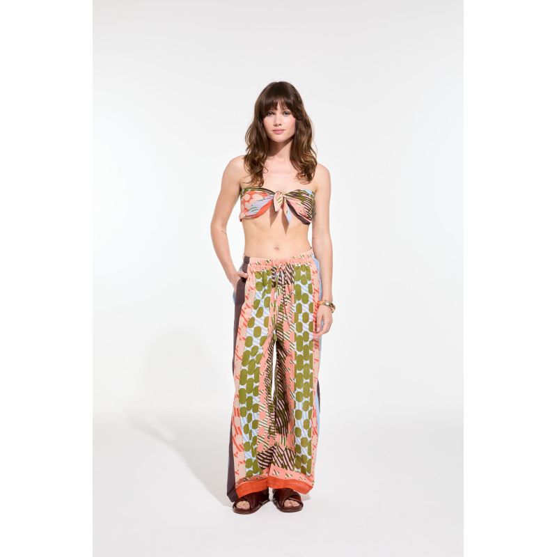 Pantalon Max Pollen Kaki Rose