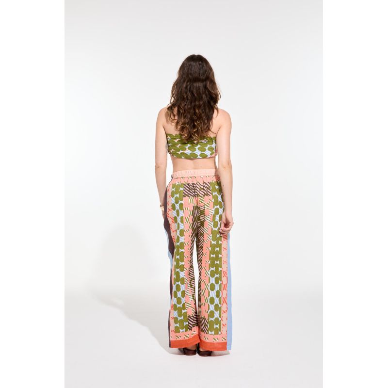 Pantalon Max Pollen Kaki Rose
