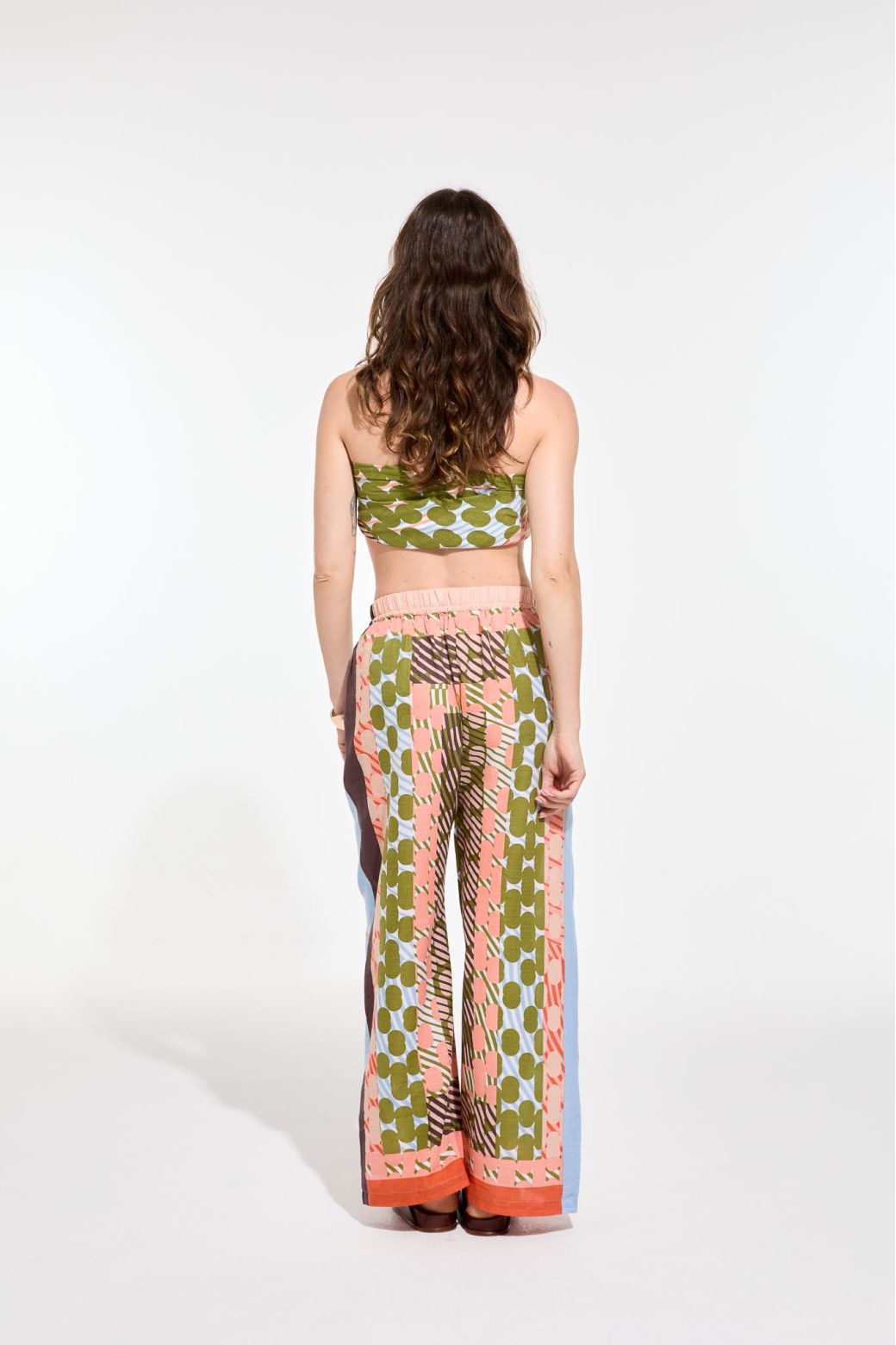Pantalon Max Pollen Kaki Rose