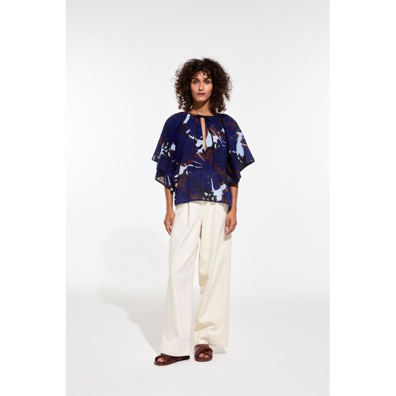 Top Lita Pavot Bleu
