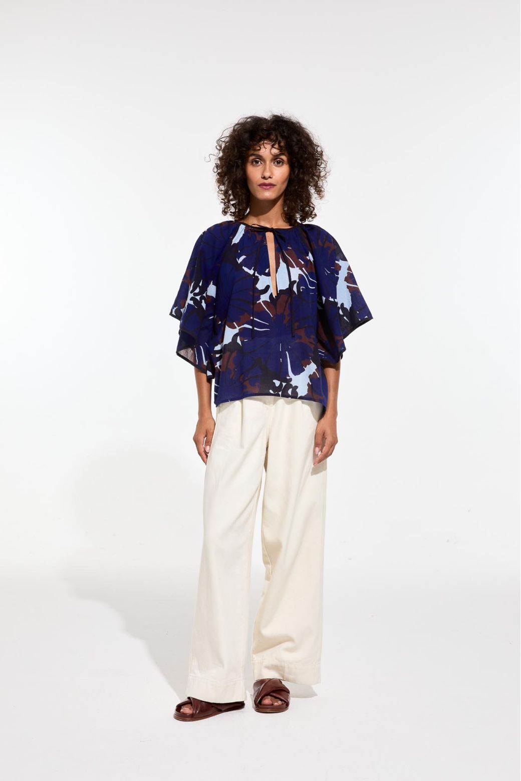Top Lita Pavot Bleu