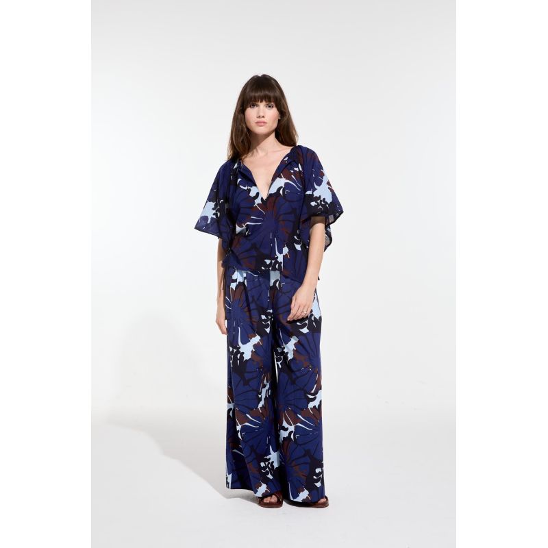 Top Lita Pavot Bleu