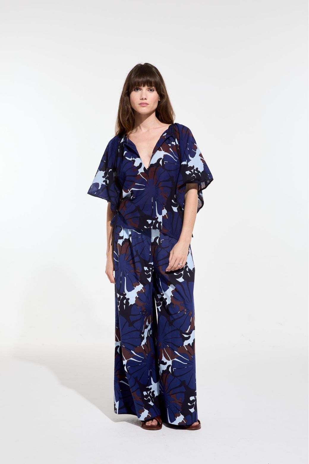 Top Lita Pavot Bleu