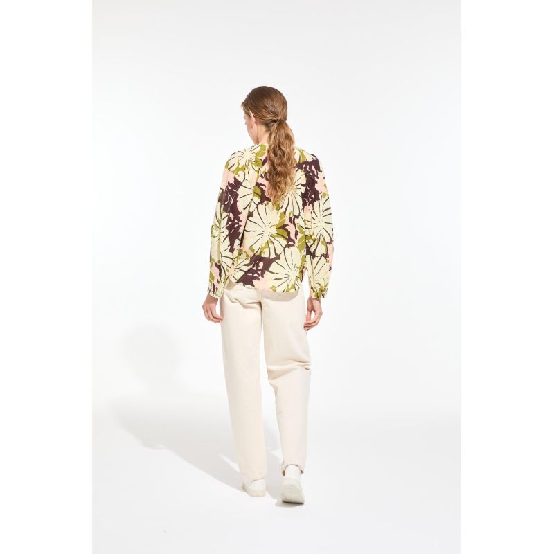 Chemise Tara Pavot Kaki Rose