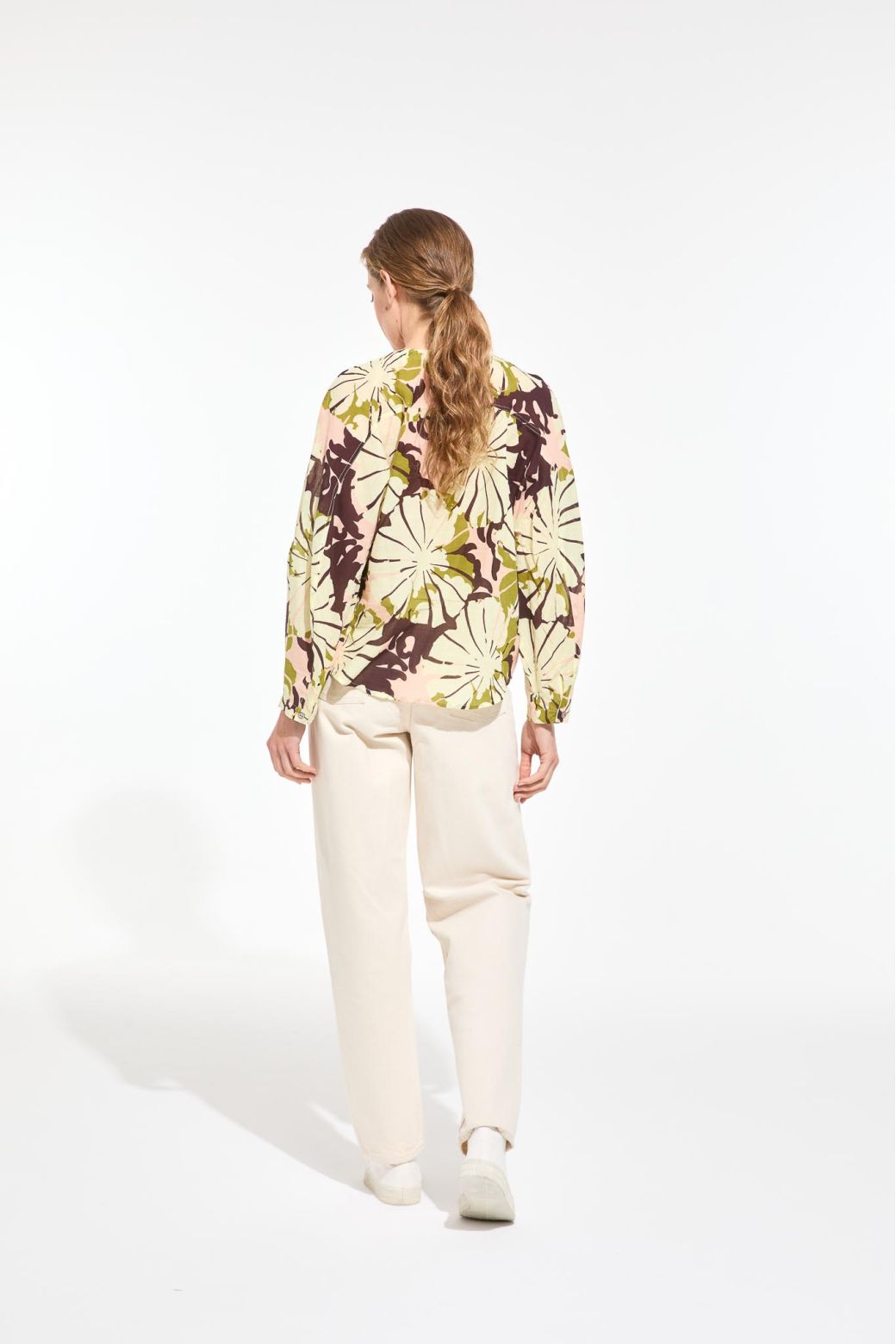 Chemise Tara Pavot Kaki Rose