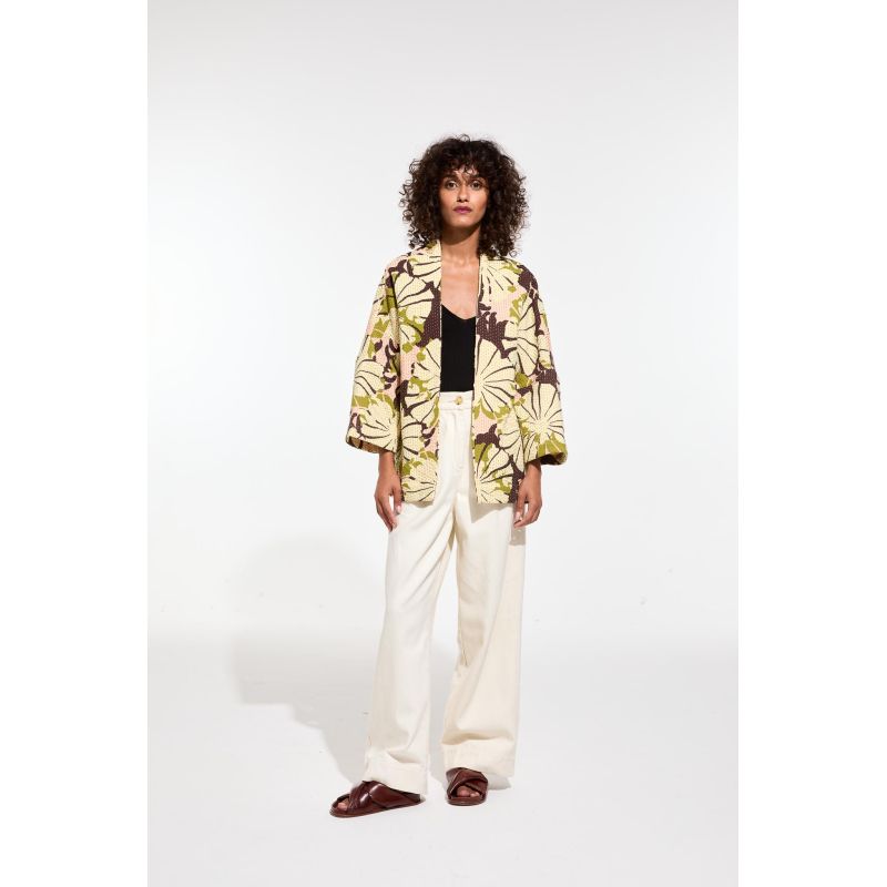 Veste Ada Pavot Kaki Rose