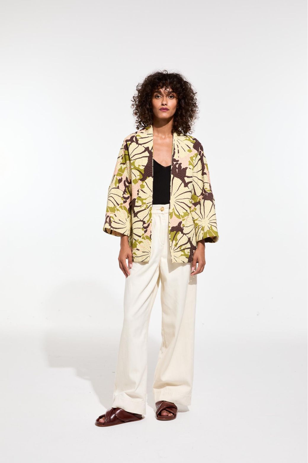 Veste Ada Pavot Kaki Rose