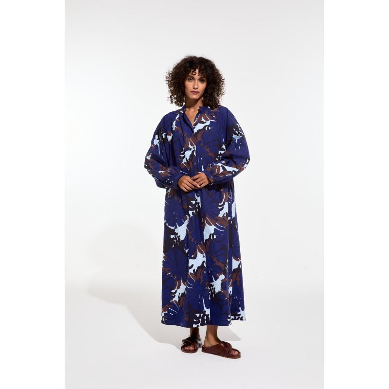Robe Eulalie Pavot Bleu