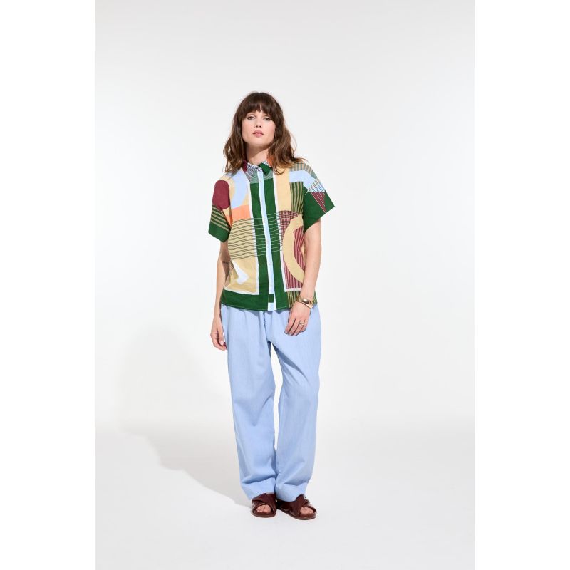 Chemise Andrew Ta Poesie Corail Nuage