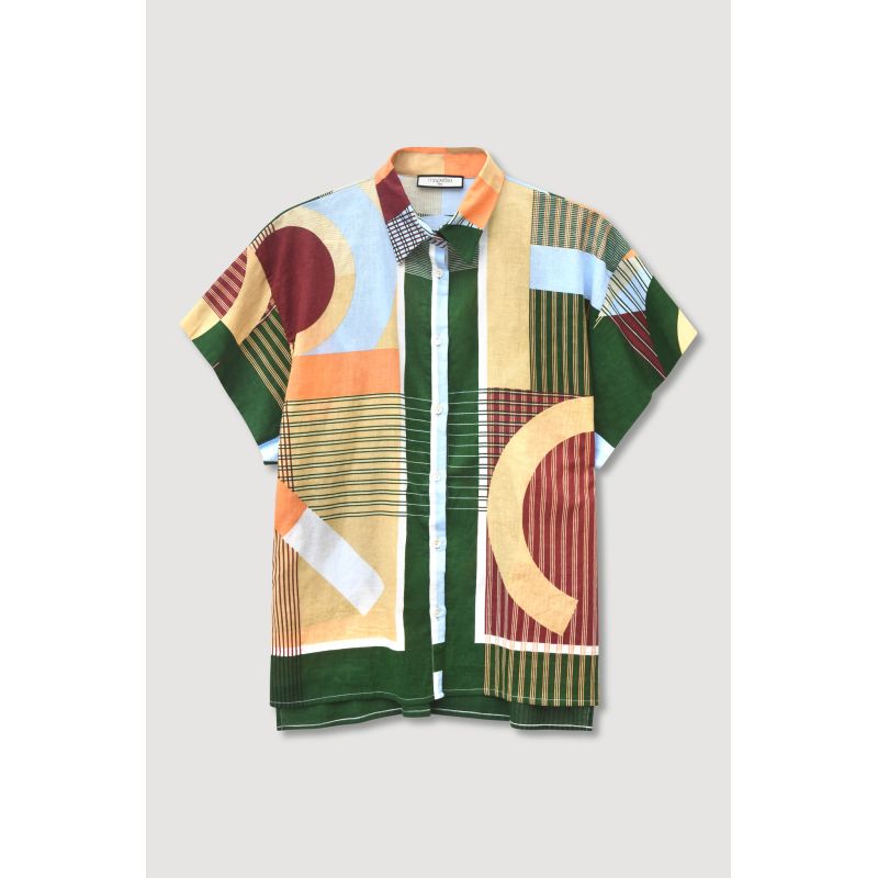 Chemise Andrew Ta Poesie Corail Nuage