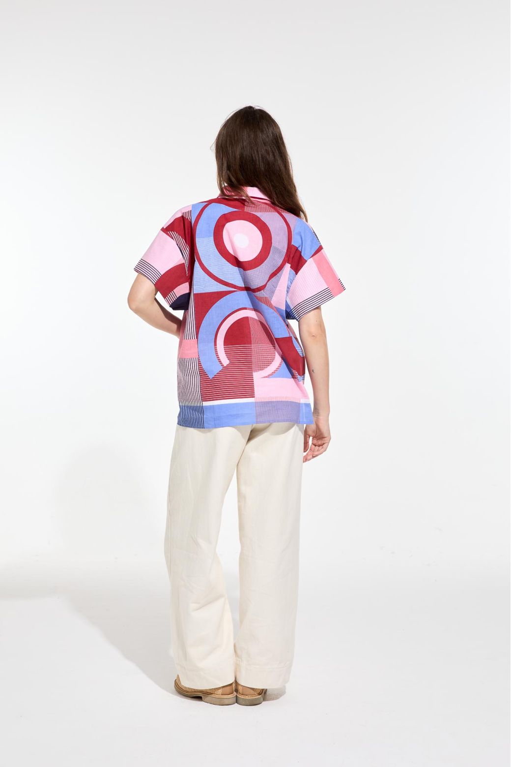 Chemise Andrew Ta Poesie Rouge Bleu