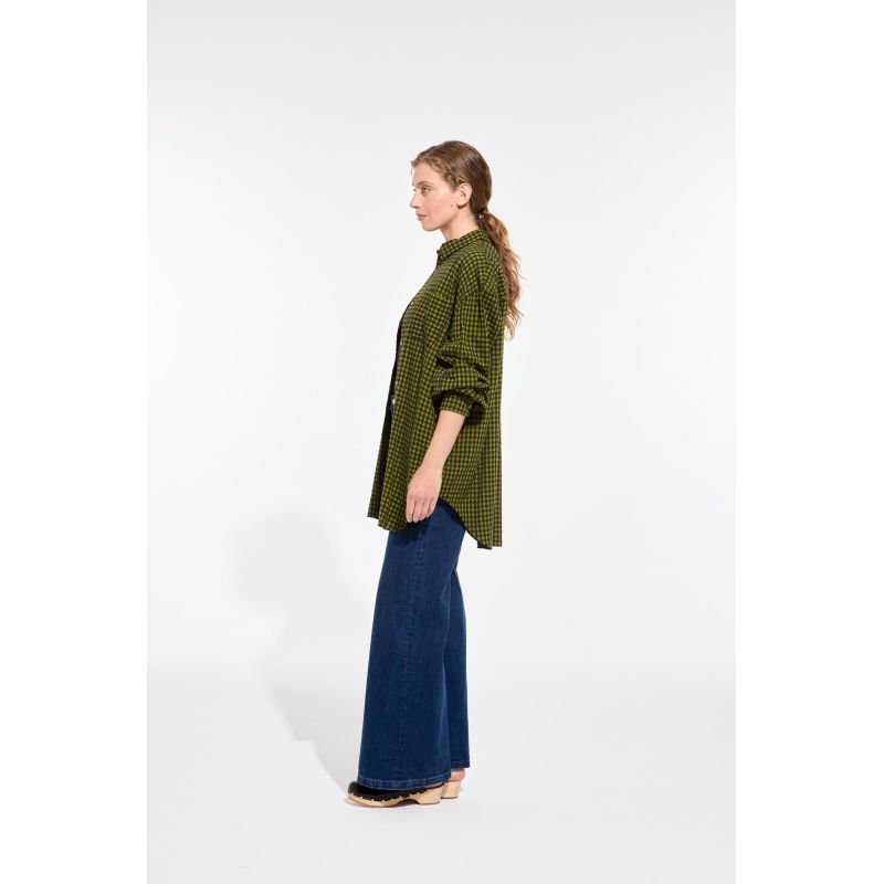 Chemise Marcel Freesia Kaki Marine