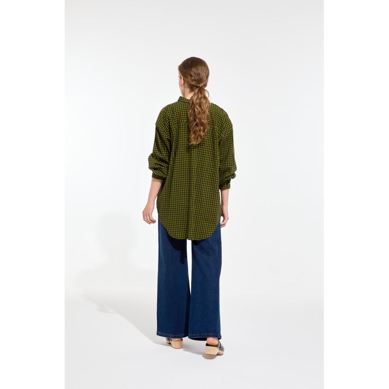Chemise Marcel Freesia Kaki Marine