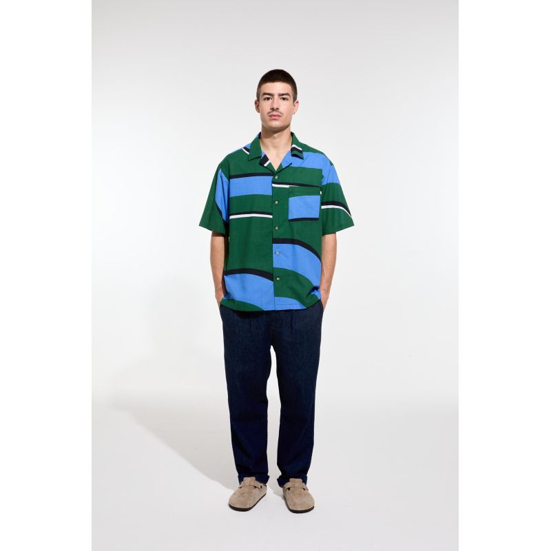 Chemise Homy Madone Bleu Vert
