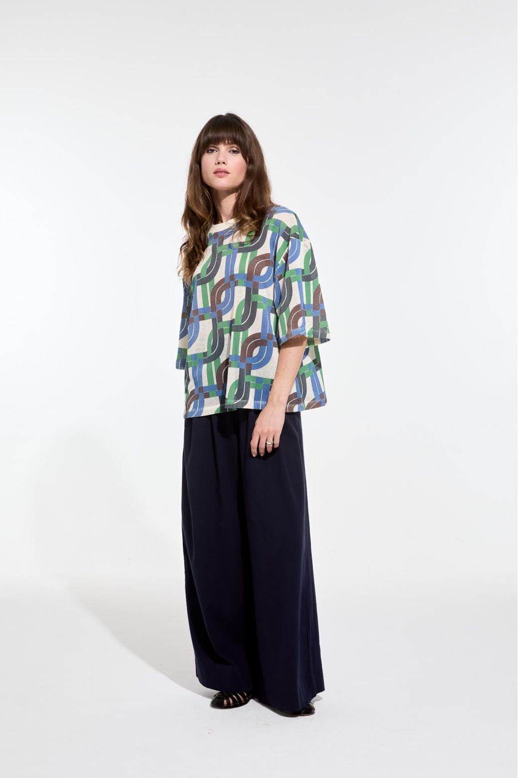 Top Adam Liane Bleu