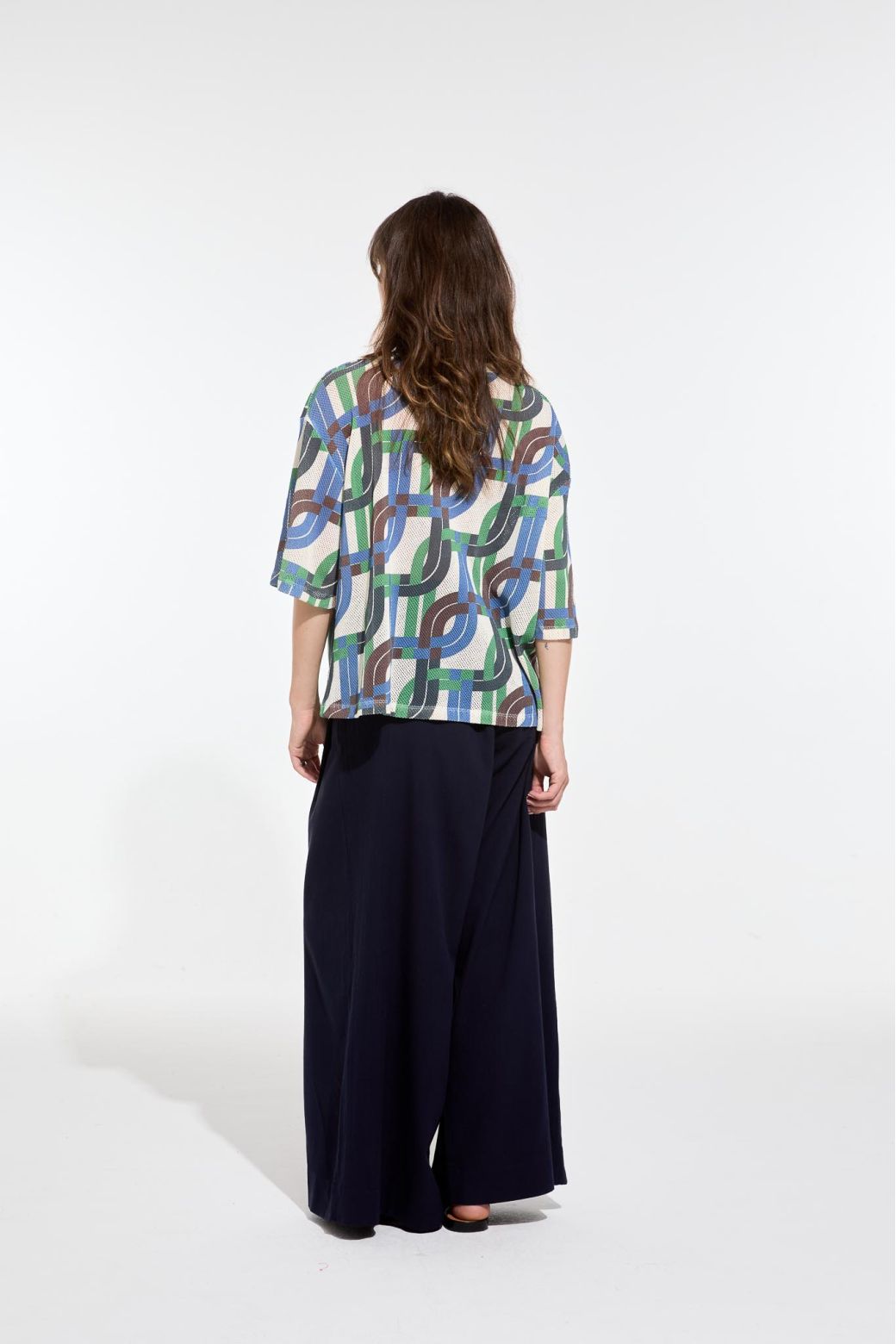 Top Adam Liane Bleu