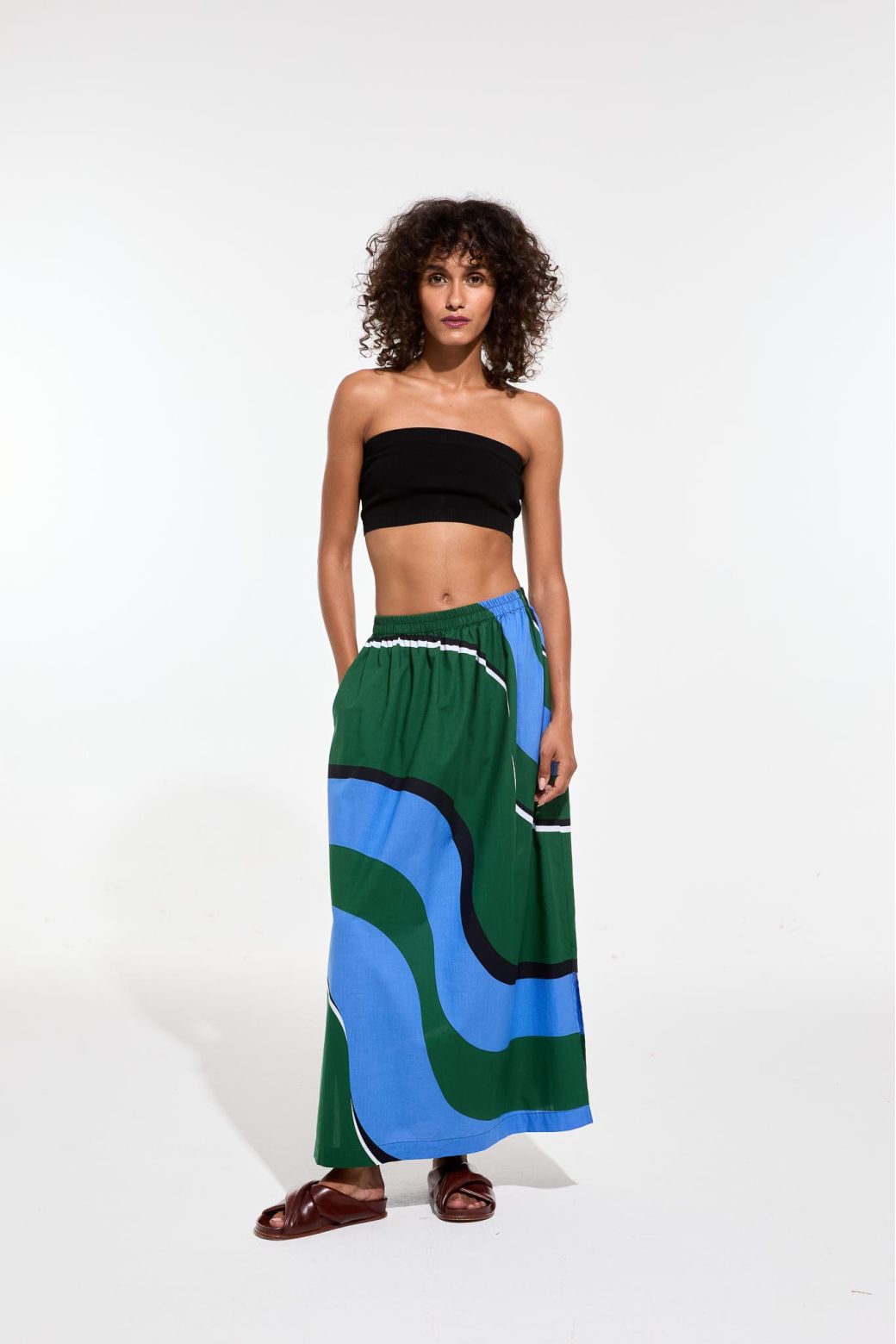 Jupe Juliette Madone Bleu Vert