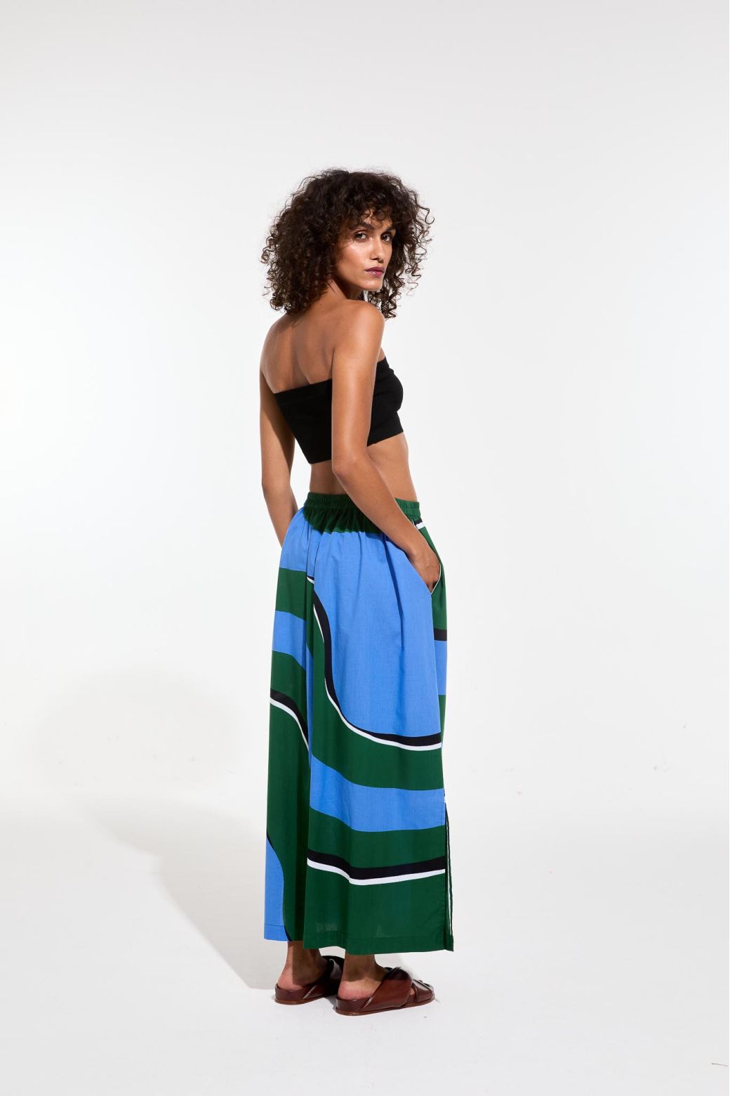 Jupe Juliette Madone Bleu Vert