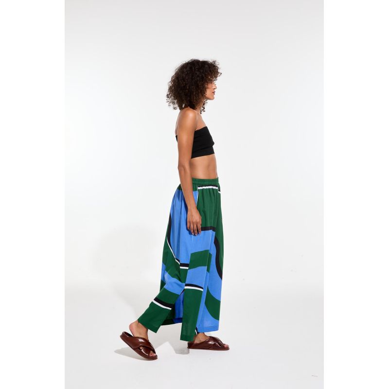 Jupe Juliette Madone Bleu Vert