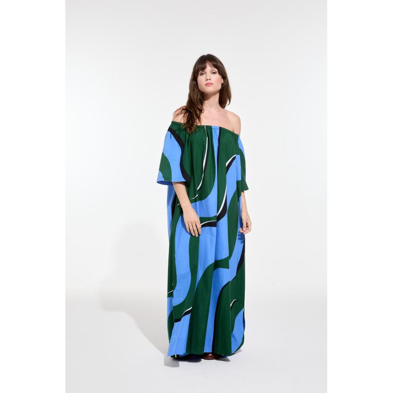 Robe Palao Madone Bleu Vert