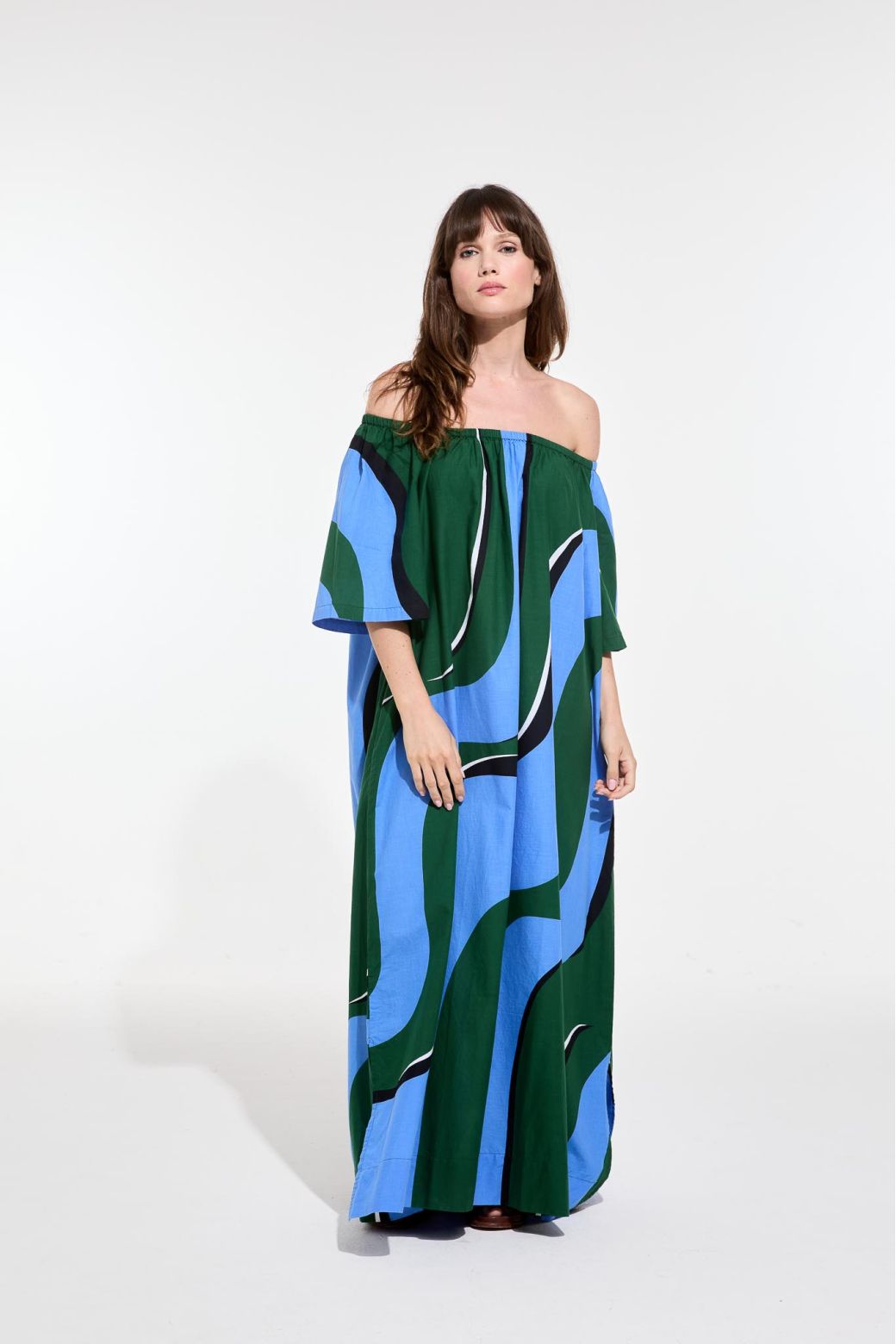 Robe Palao Madone Bleu Vert
