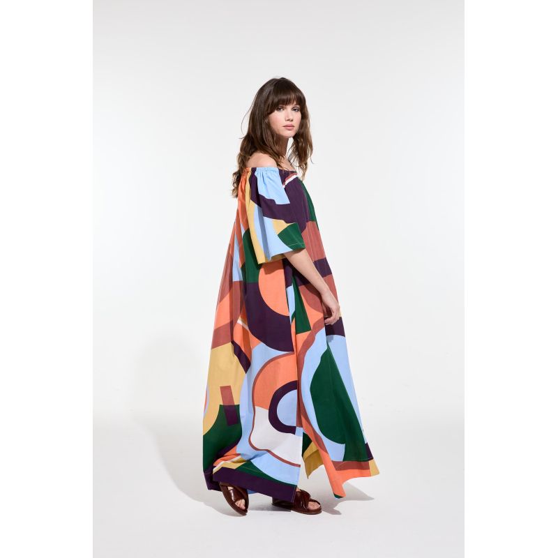 Robe Palao Poesie Corail Nuage