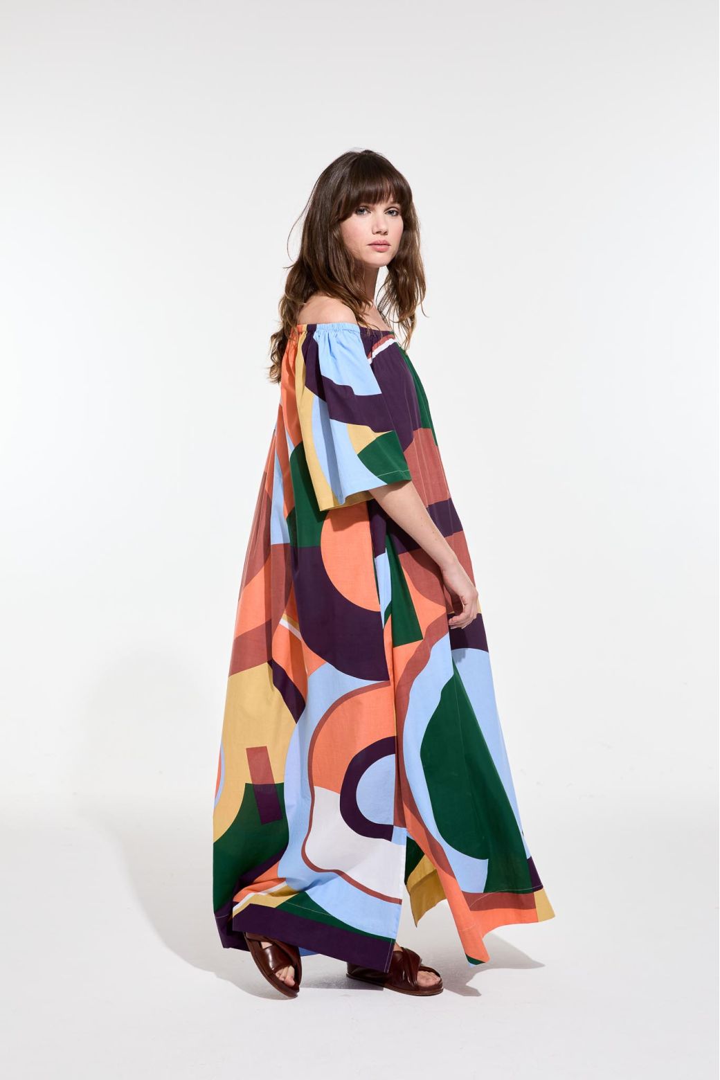 Robe Palao Poesie Corail Nuage