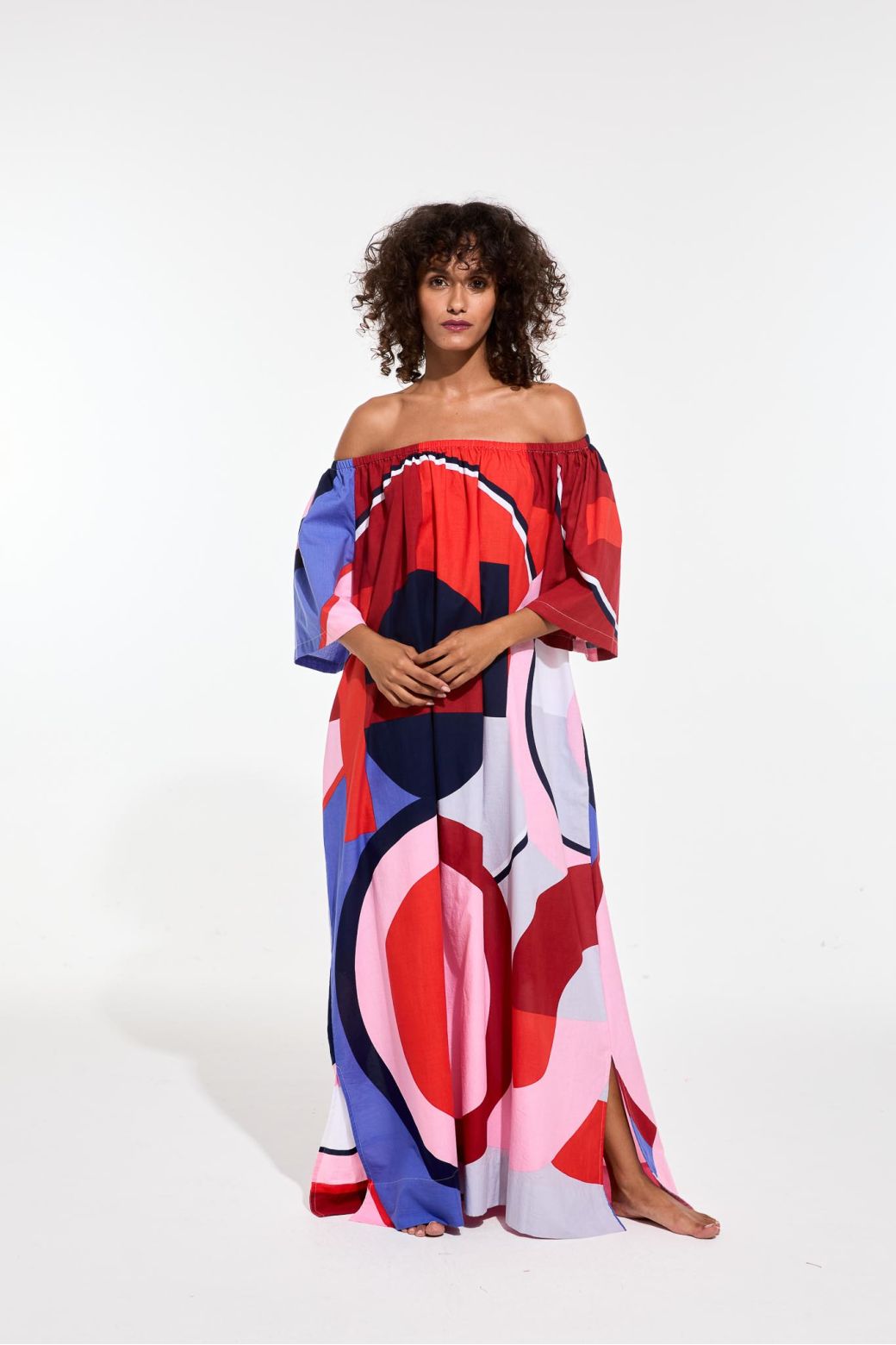 Robe Palao Poesie Rouge Bleu