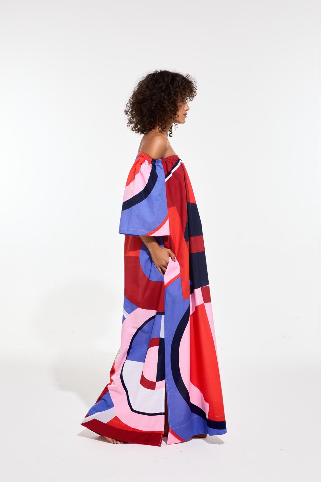 Robe Palao Poesie Rouge Bleu