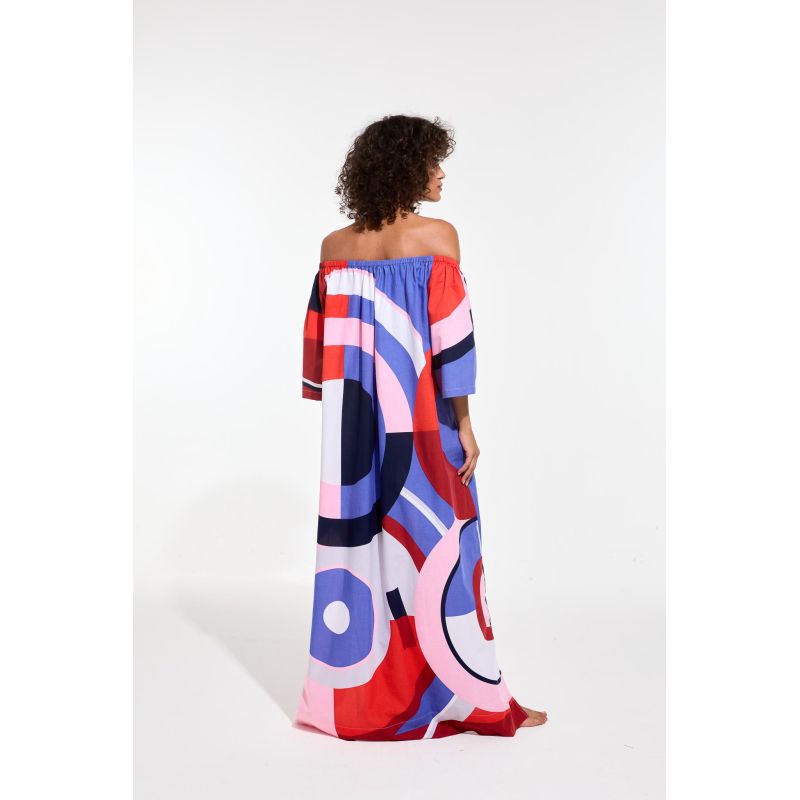 Robe Palao Poesie Rouge Bleu