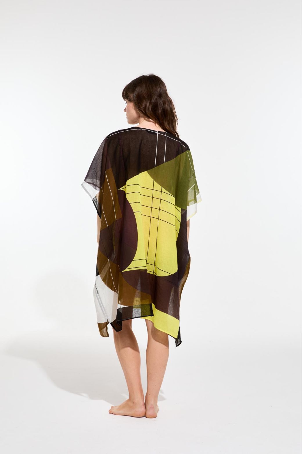 Robe Elia Forma Kaki Lime