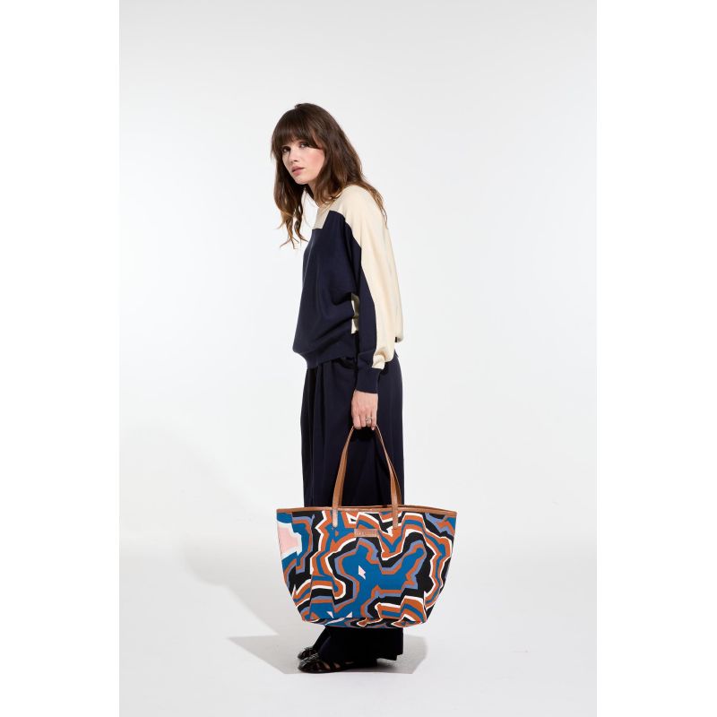 Sac Mirae Agate Gris Bleu