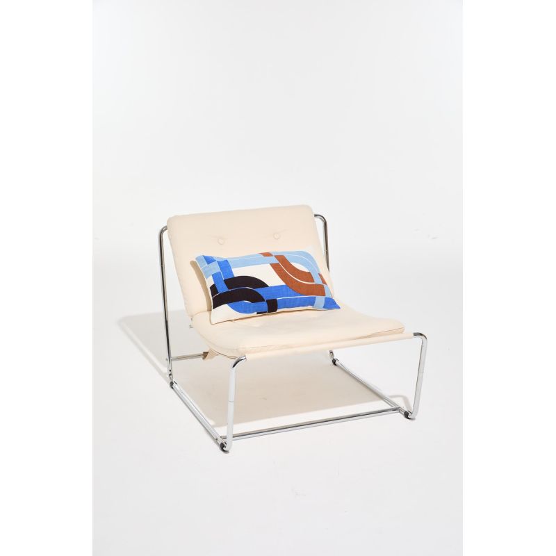 housse de coussinLiane Bleu 30/50 Cm