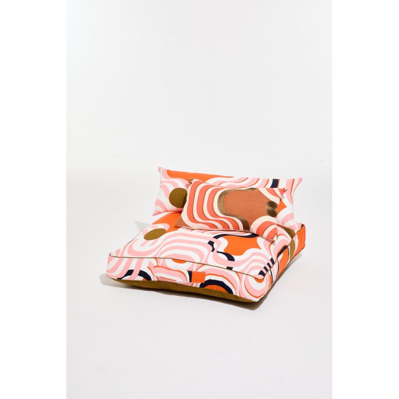 housse de coussinNebuleuse Terracotta 80/80/12 Cm