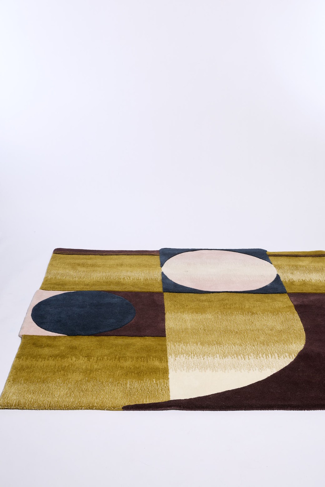 Grand Tapis Atlas Brun en Laine 180x183 | Mapoésie