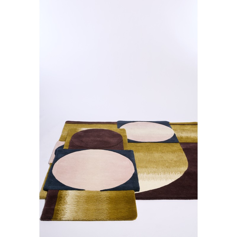 Grand Tapis Atlas Brun en Laine 180x183 | Mapoésie