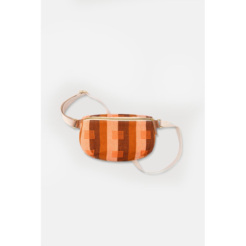 Sac banane à motif-orange/Mapoésie