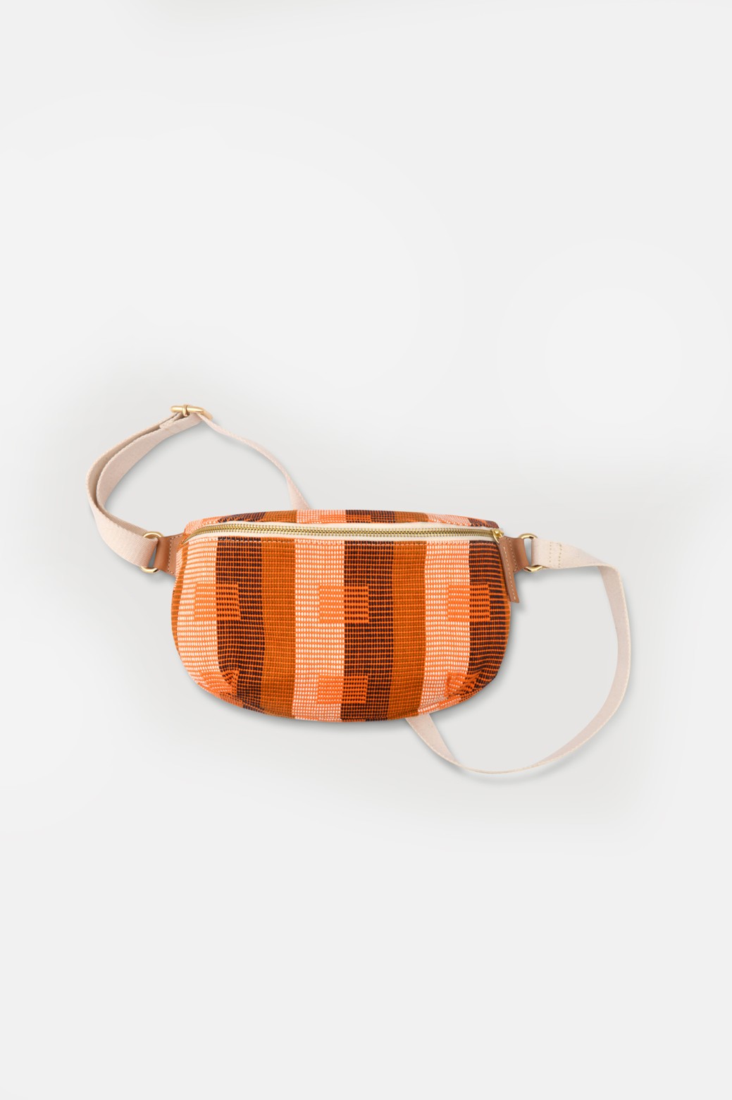 Sac banane à motif-orange/Mapoésie