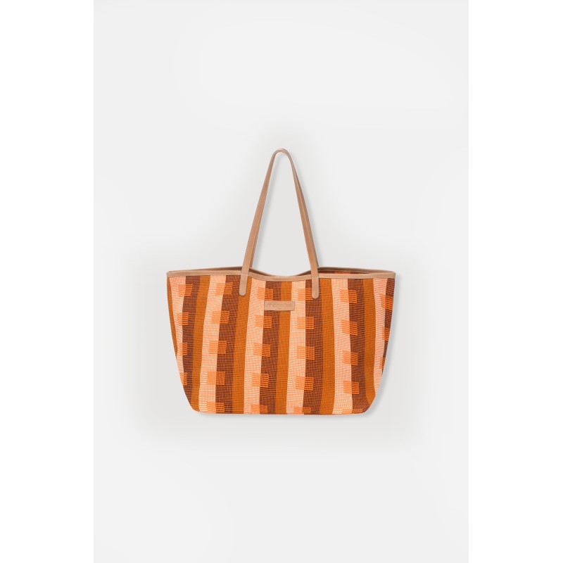 Sac de ville-grand format-orange/Mapoésie