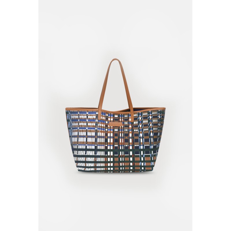 Sac de ville-grand format-bleu/Mapoésie