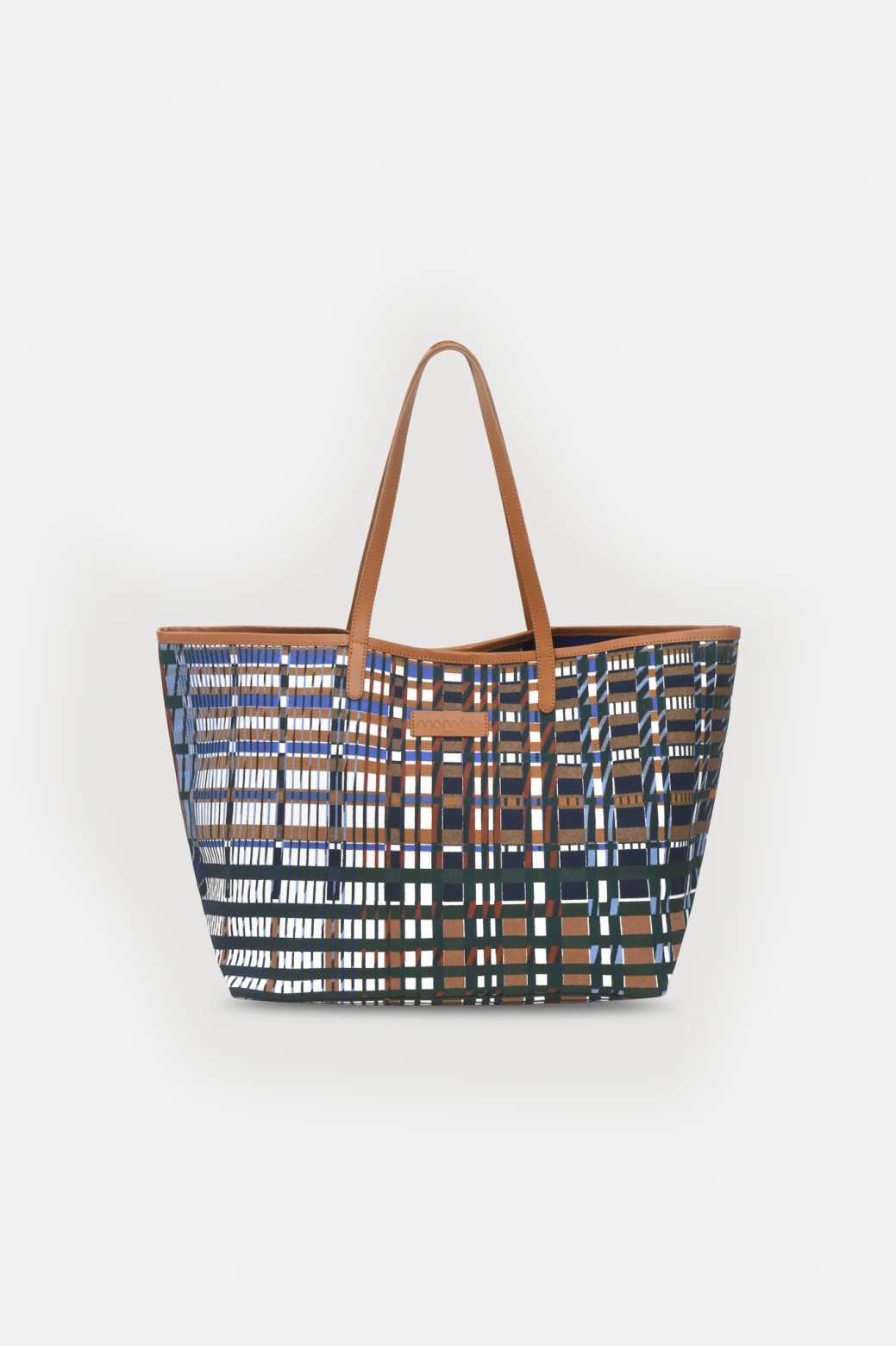 Sac de ville-grand format-bleu/Mapoésie